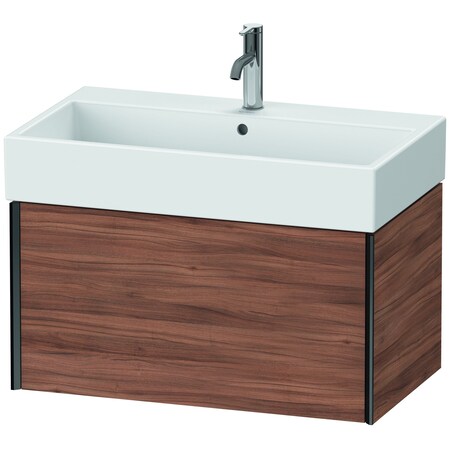 Xviu Wall-Mounted Vanity Unit Natural Walnut